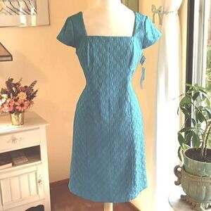 Adrianna Papell Textured Sheath Dress